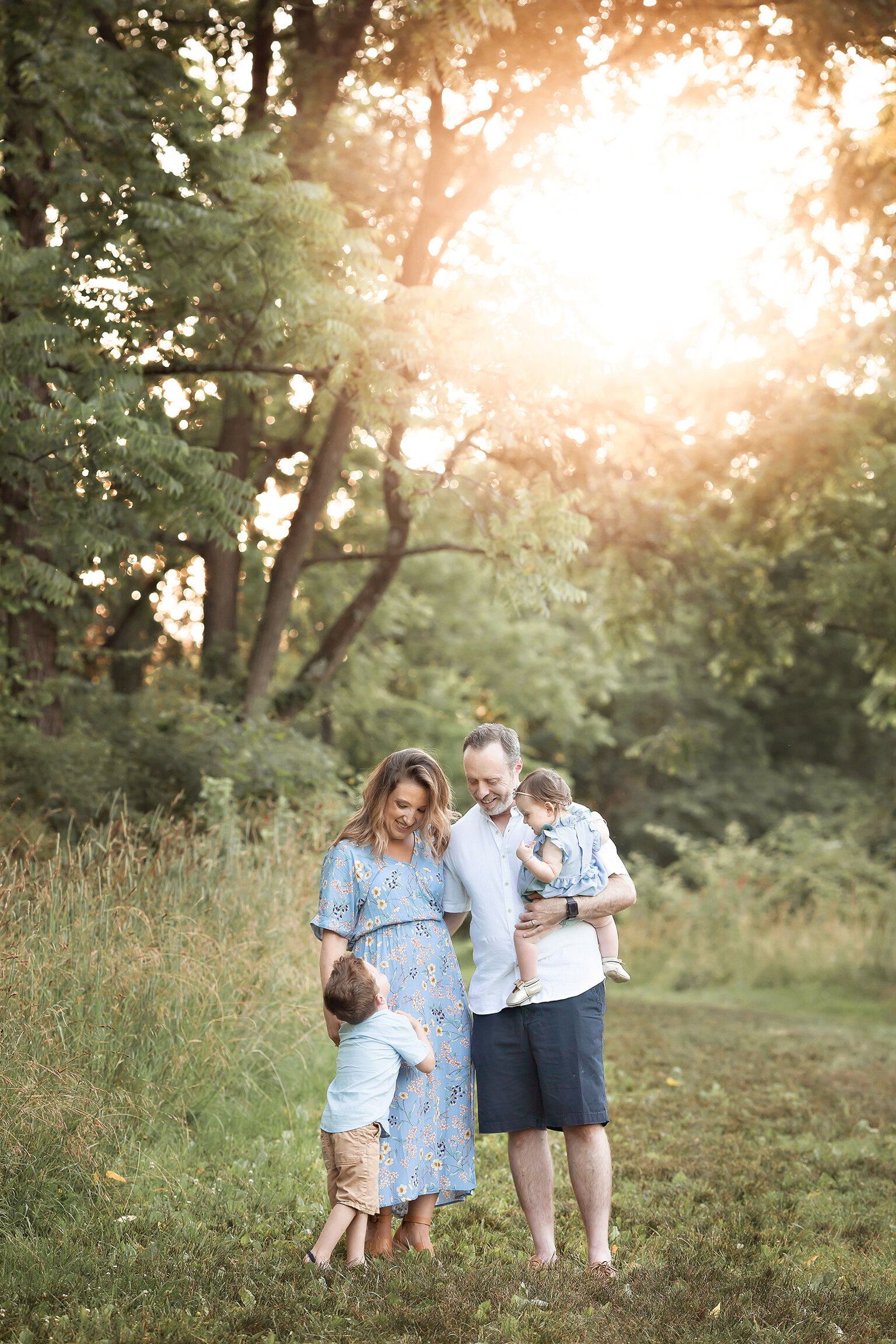 Fall family photograph Doylestown pa