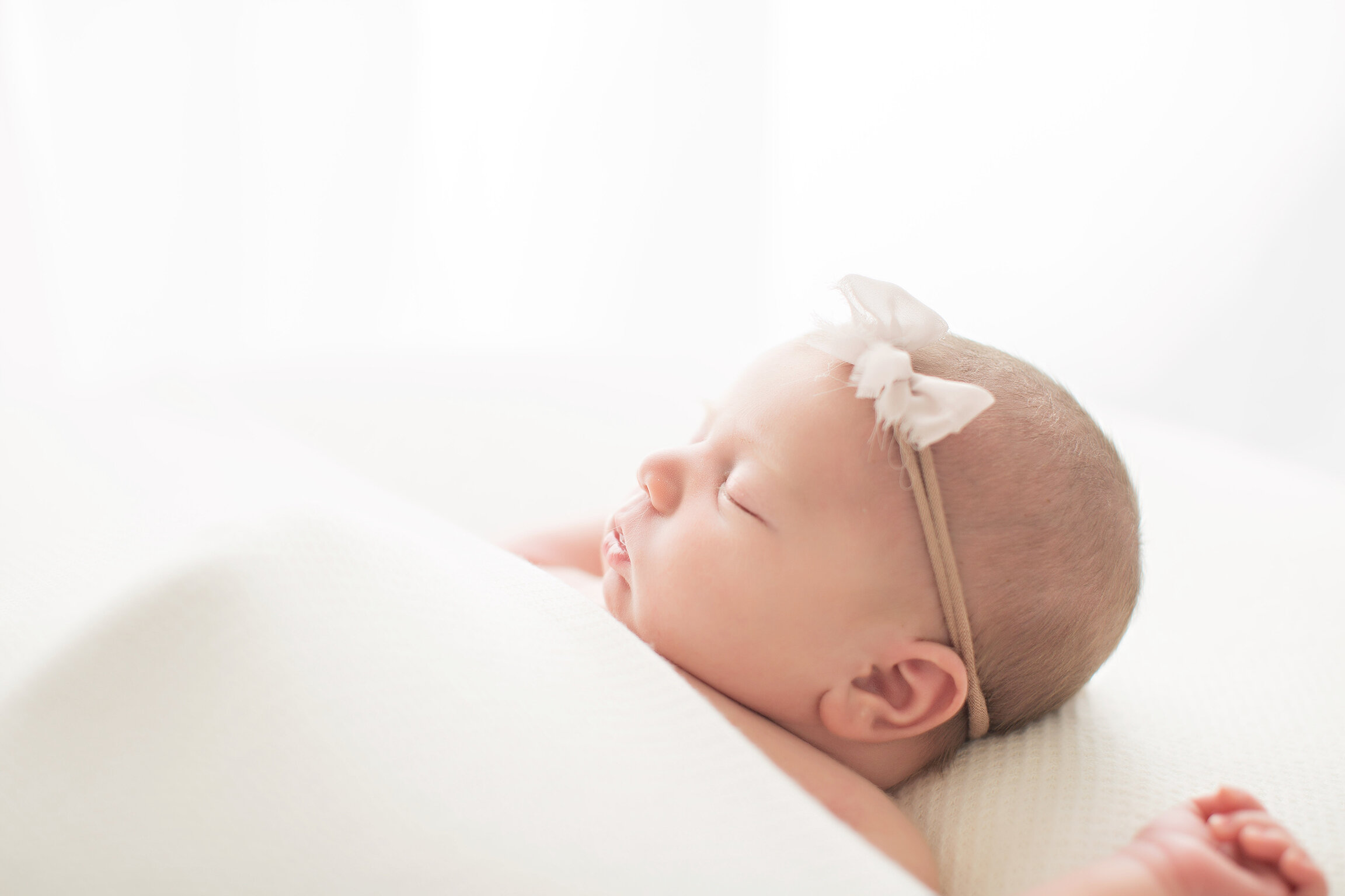 Doylestown newborn photographer baby sleeping