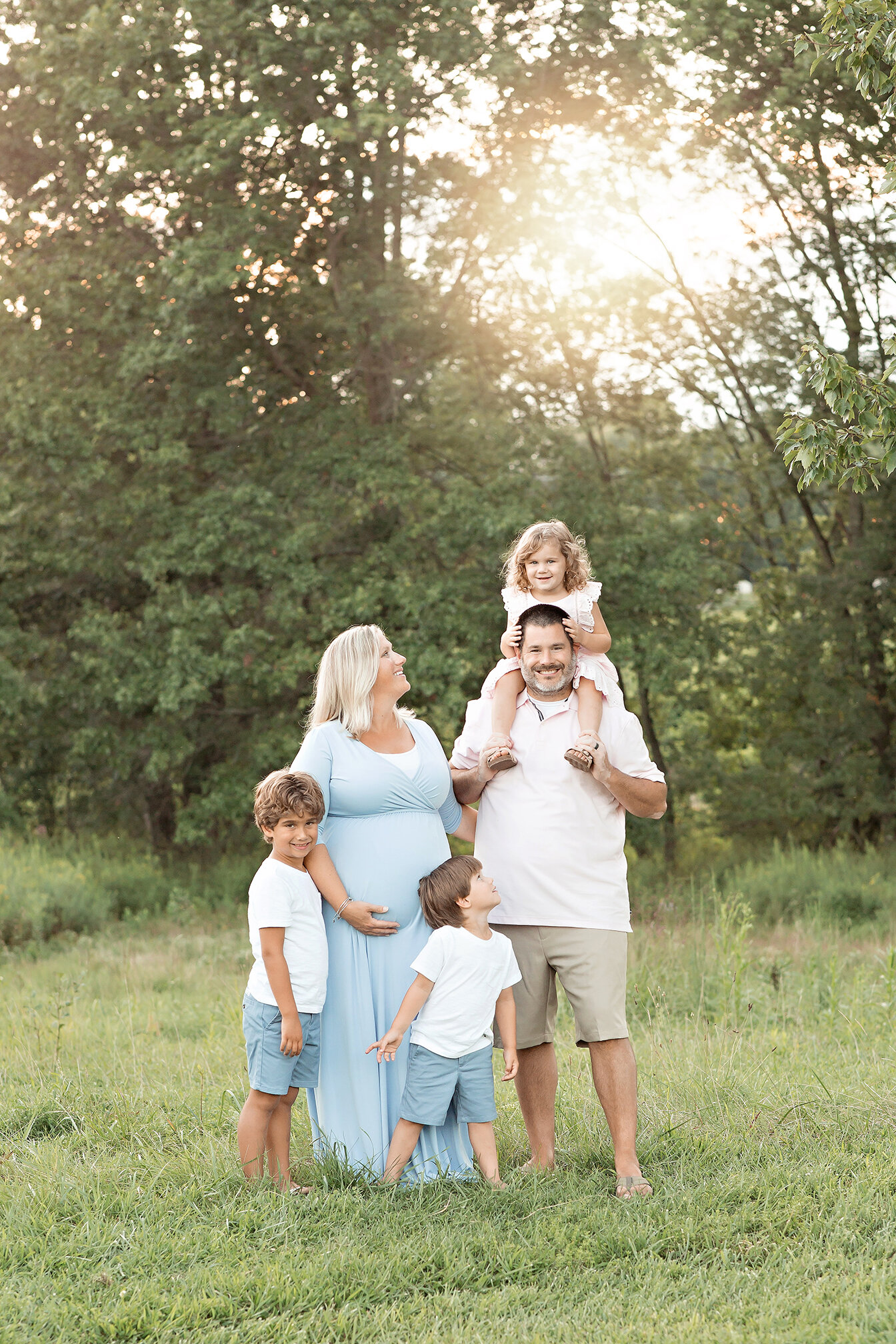 newtown pa photographer family together