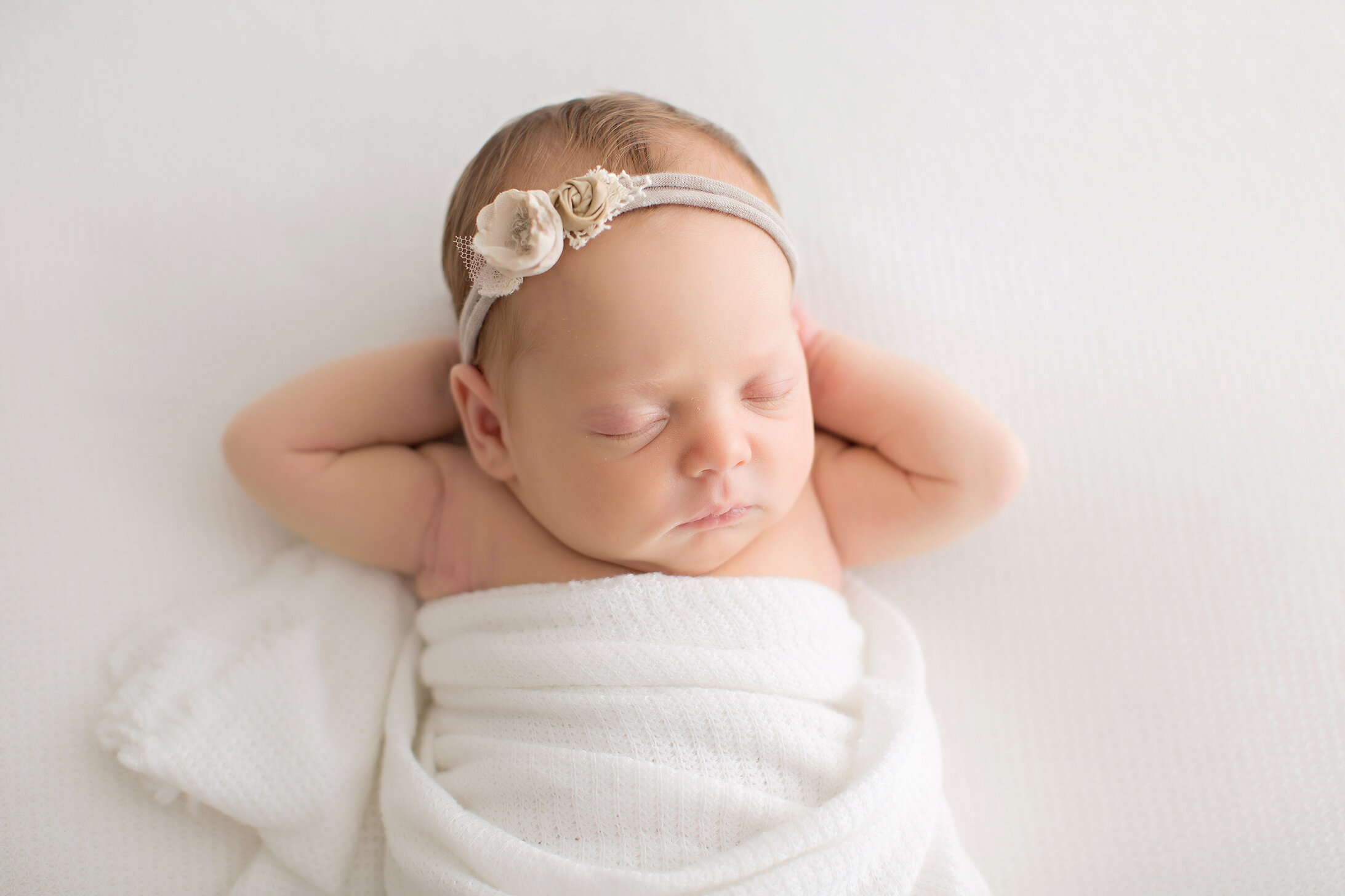 newborn wrapped up Philadelphia photographer