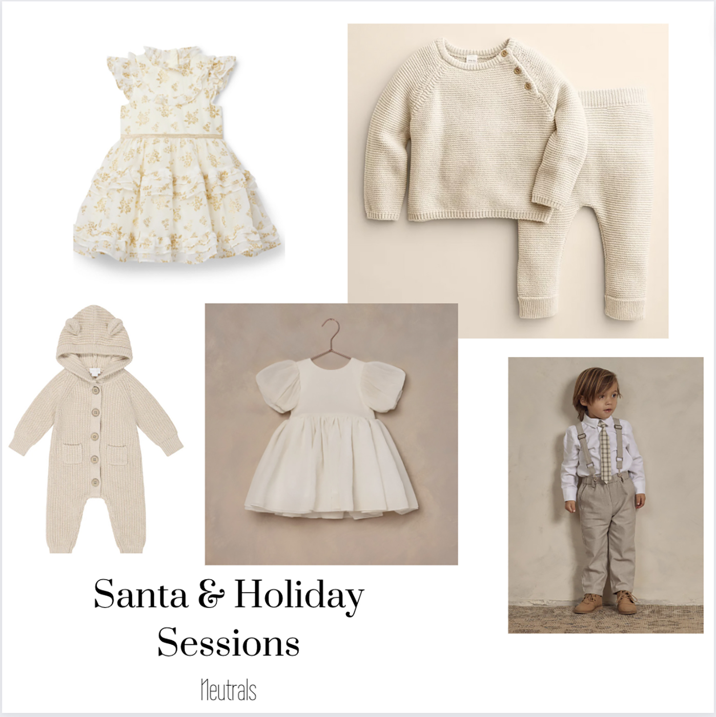 neutral holiday clothes