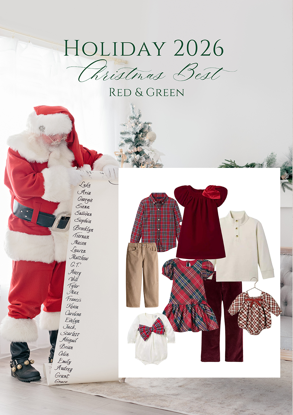 14 Holiday and Santa Session style guide